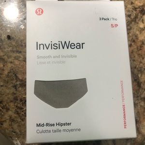 NIB $50 Lululemon Invisiwear Mid-Rise Hipster 3-pack Sz S